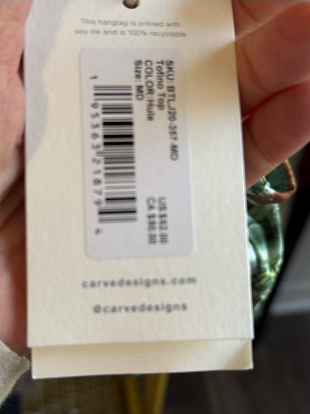 Carve designs TOFINO TOP
High Support V-neck Longline NWT - Picture 9 of 9